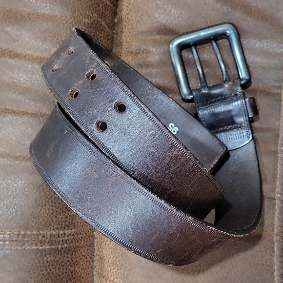 Vintage Boy London All Bovine Leather Belt Handmade in Spain - Picture 12 of 12